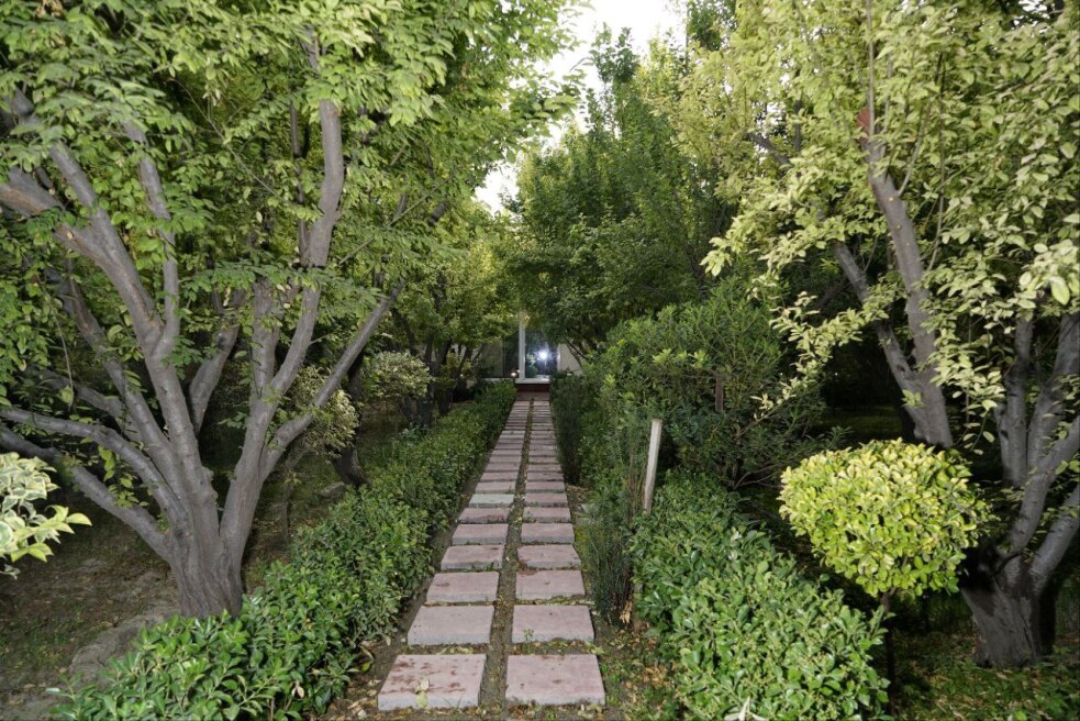 پیاده راه در باغ