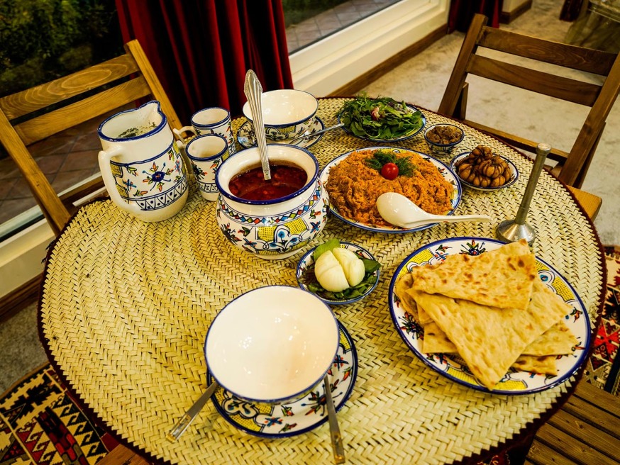 نمونه پذیرایی ناهار سنتی